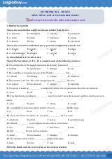 Đề thi học kì 1 Tiếng Anh 11 English Discovery - Đề số 5